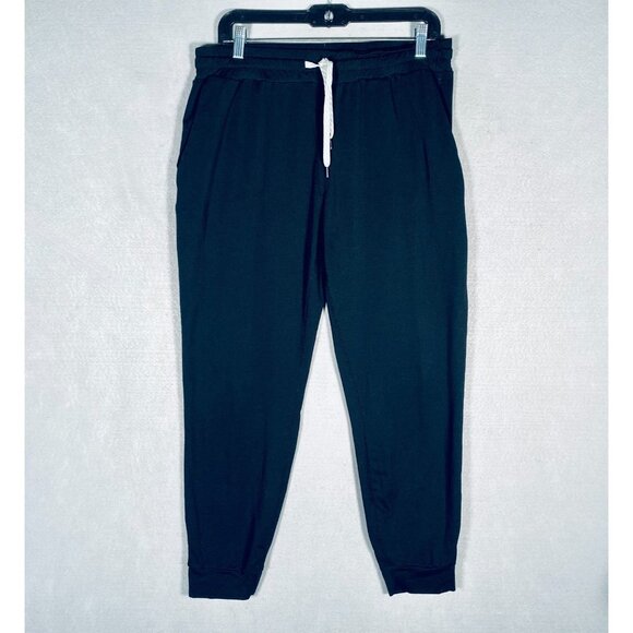 Vuori Pants - Vuori Pants Womens L Black Stretch Drawstring Performance Jogger Preppy Lounge